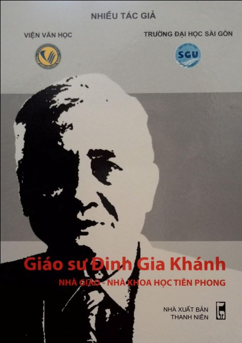 Bìa cuốn sách viết về Giáo sư Đinh Gia Khánh