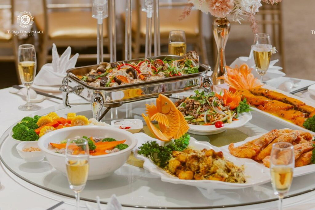 Chất lượng thực đơn là yếu tố quan trọng quyết định sự thành công của bữa tiệc
