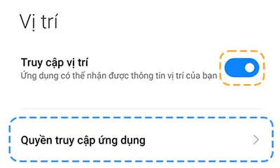 Giao diện tra cứu vị trí trên thiết bị di động