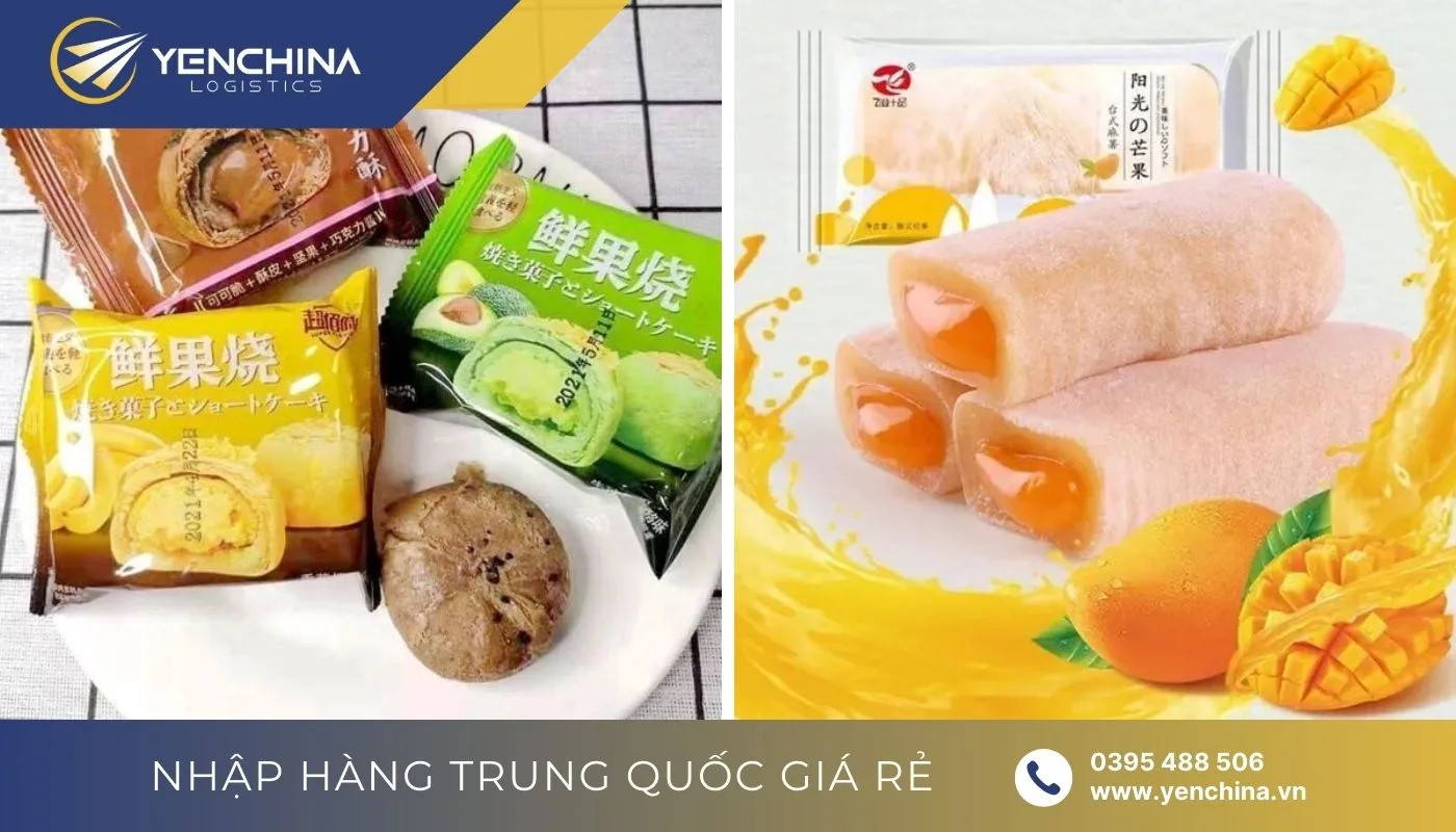 Hình ảnh các loại bánh Mochi Trung Quốc với nhân đa dạng