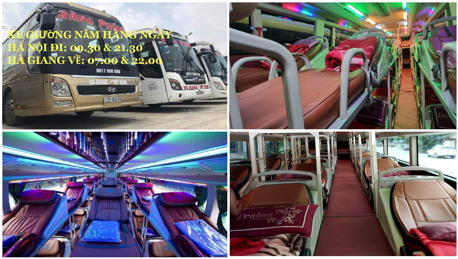 Hình ảnh hành khách đang nghỉ ngơi trên xe giường nằm Bằng Phấn