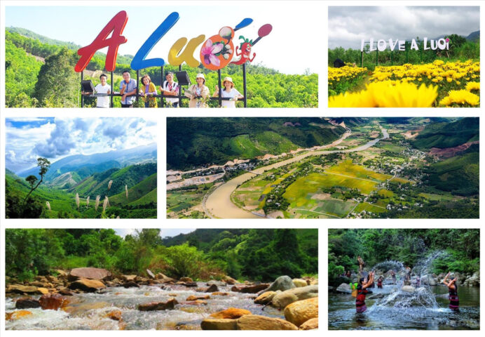 Khung cảnh hùng vĩ của vùng núi A Lưới vào một ngày nắng đẹp