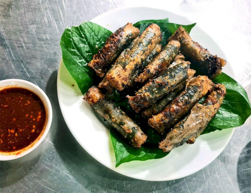 Món ram đẻn biển chiên giòn